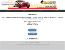 Tablet Screenshot of i-dealcars.com